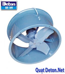Quạt thông gió công nghiệp khung tròn Deton TAGD 60-4